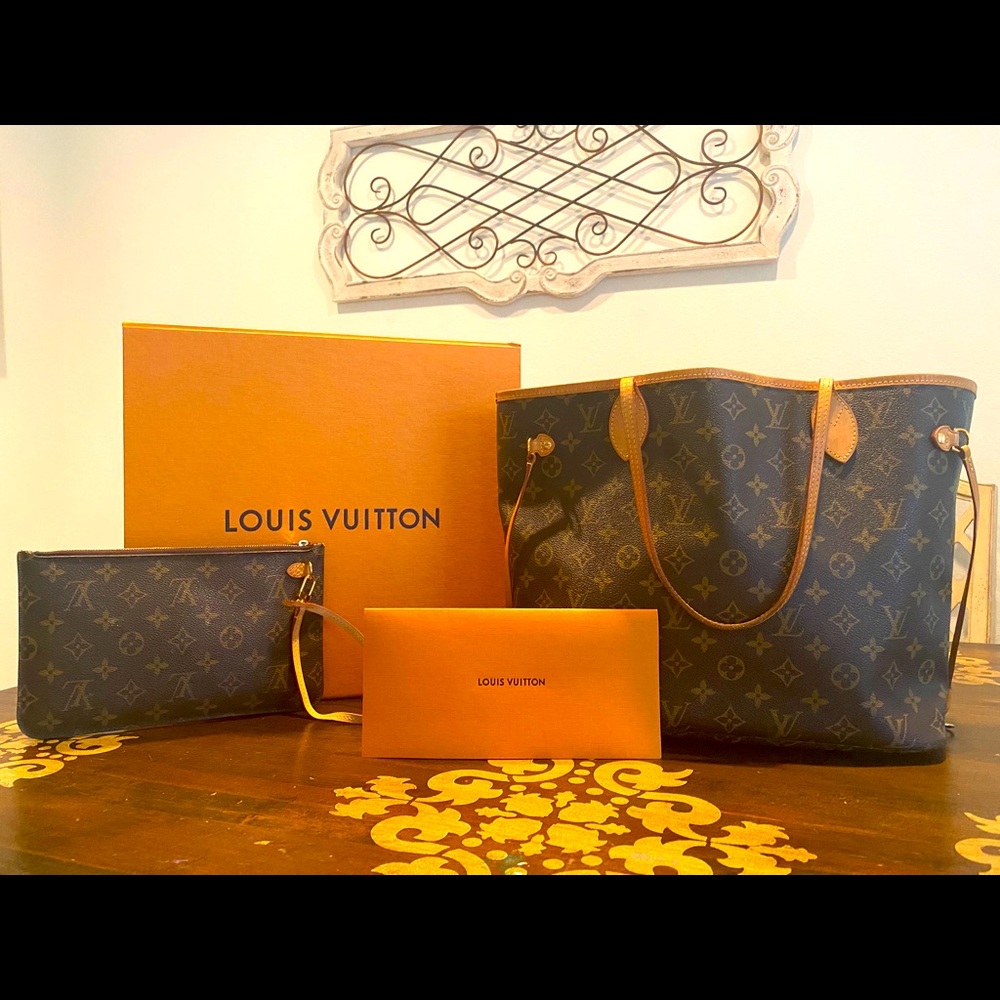 Gently Authentic Louis Vuitton Never Full GM